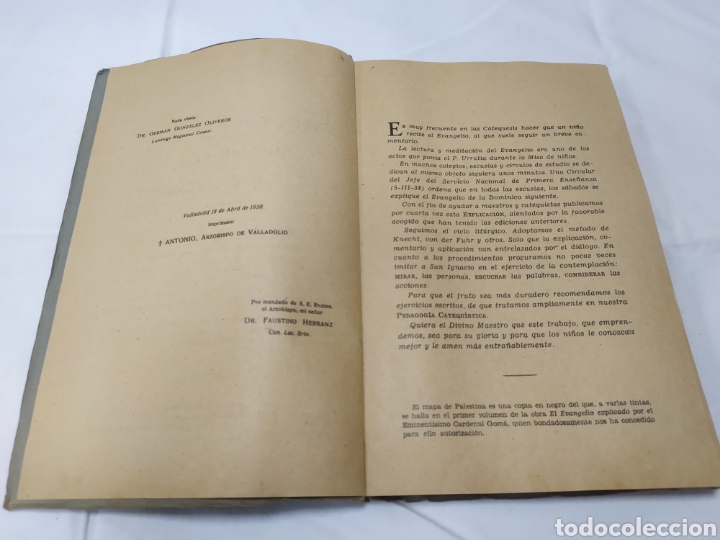 Libros de segunda mano: Explicaci&oacute;n dialogada del evangelio. D. Llorente. 1938 - Foto 3