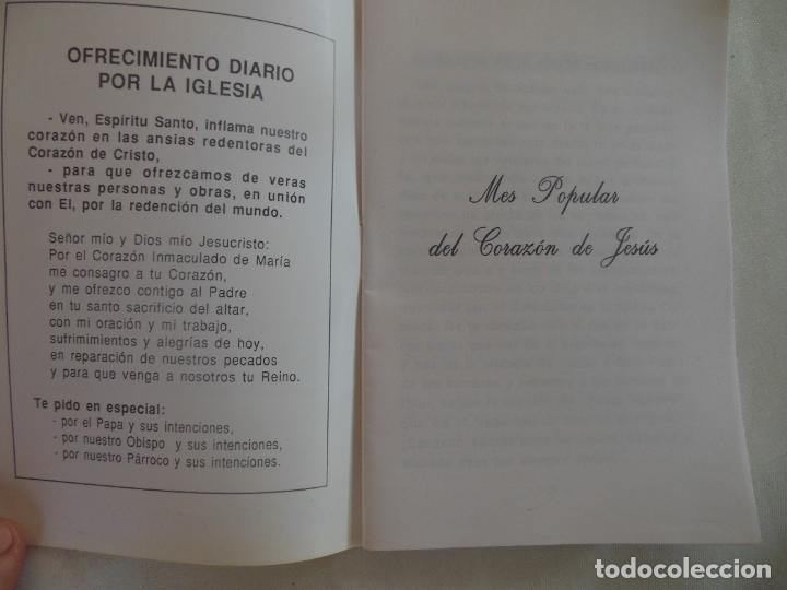 Libros de segunda mano: MES POPULAR DEL CORAZ&Oacute;N DE JES&Uacute;S - SAN PABLO - LIBRITO. - Foto 3