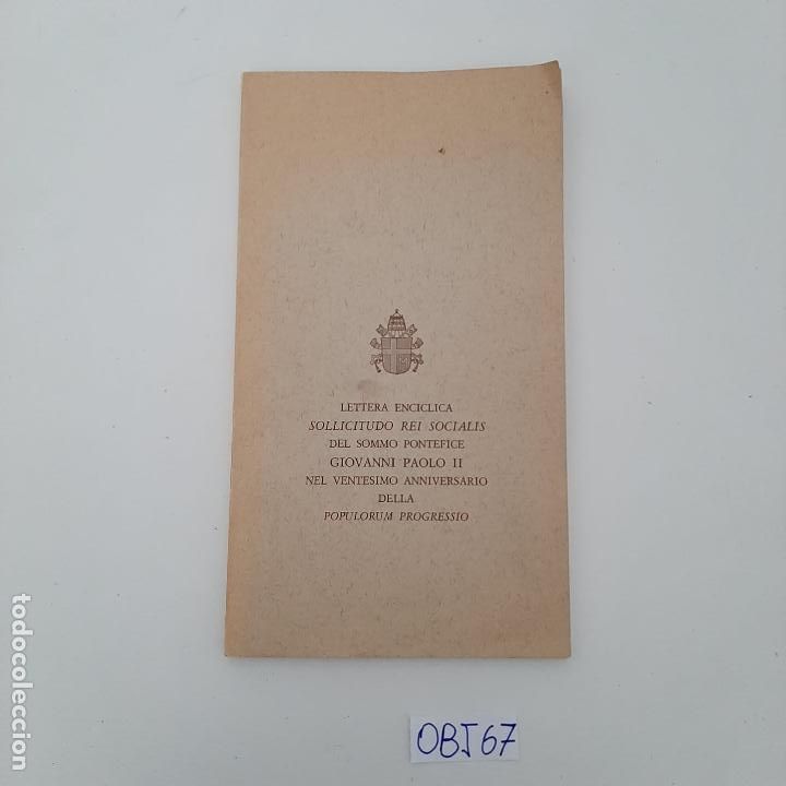 Libros de segunda mano: Lettera Enc&iacute;clica - Foto 1
