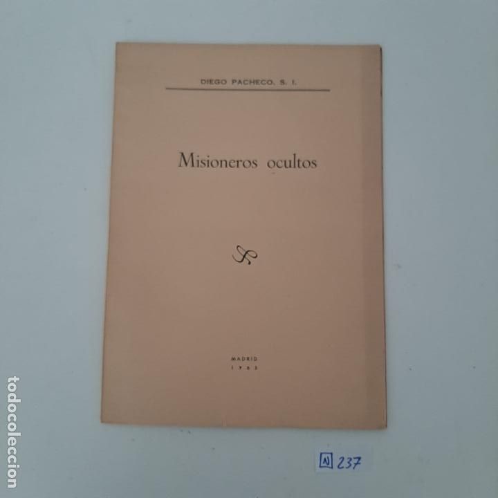 Libros de segunda mano: Misioneros ocultos - Foto 1