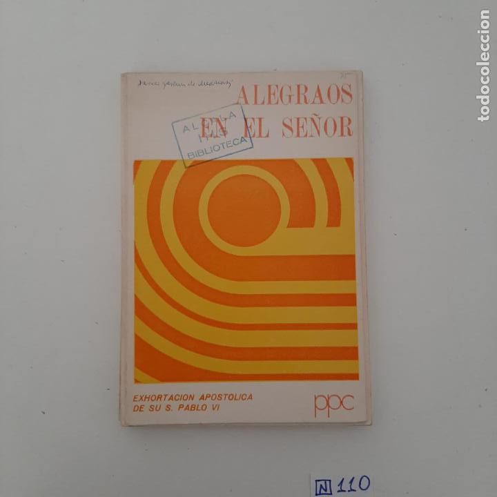 Libros de segunda mano: Alegraos en el se&ntilde;or - Foto 1