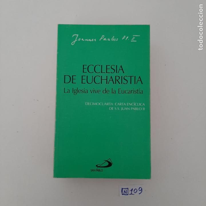 Libros de segunda mano: La iglesia vive de la eucarist&iacute;a - Foto 1