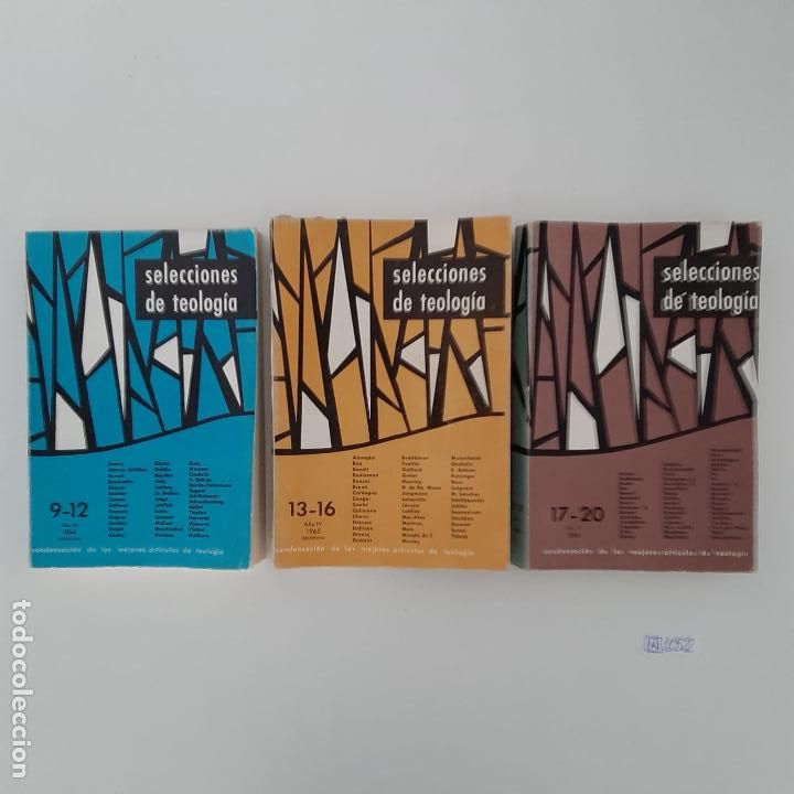 Libros de segunda mano: Selecciones de Teolog&iacute;a - Foto 1