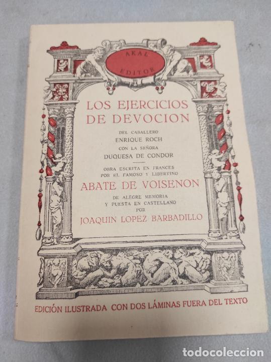 Libros de segunda mano: LOS EJERCICIOS DE DEVOCI&Oacute;N. ABATE DE VOISENON A-FACSIMIL - Foto 1