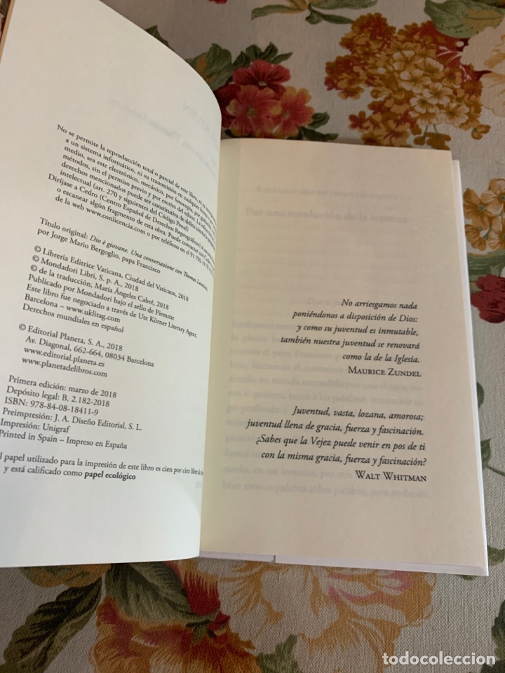 Libros de segunda mano: Dios es joven. Francisco. Una conversaci&oacute;n con Thomas Leoncini. - Foto 7