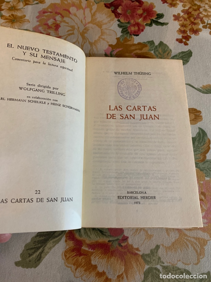Libros de segunda mano: Las cartas de San Juan. Wilhelm Th&uuml;sing. - Foto 4