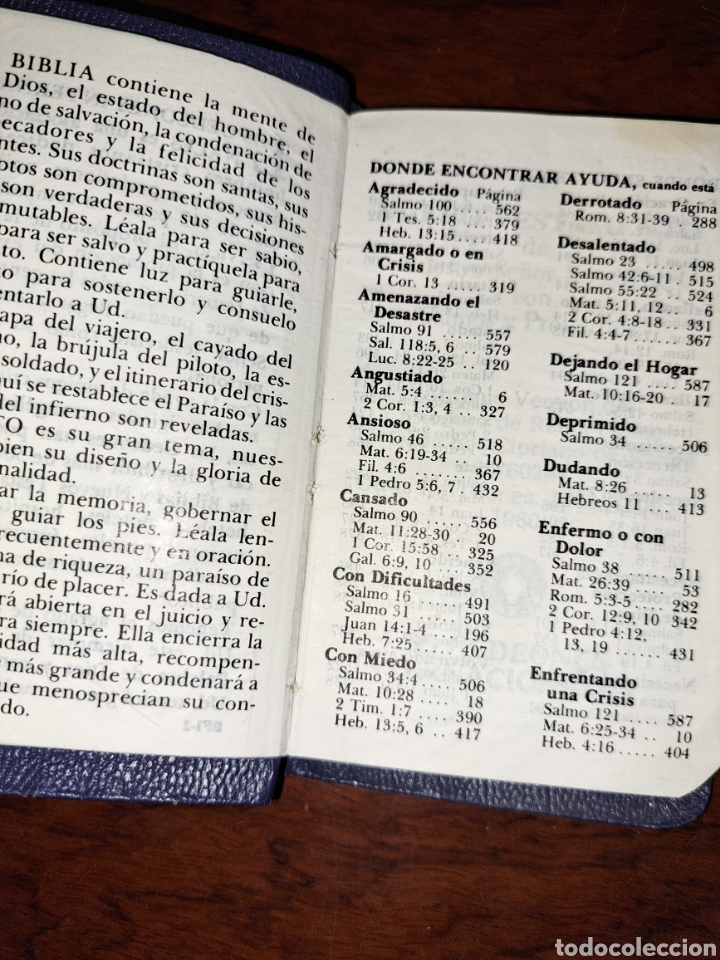 Libros de segunda mano: NUEVO TESTAMENTO, SALMOS PROVERBIOS. - Foto 2