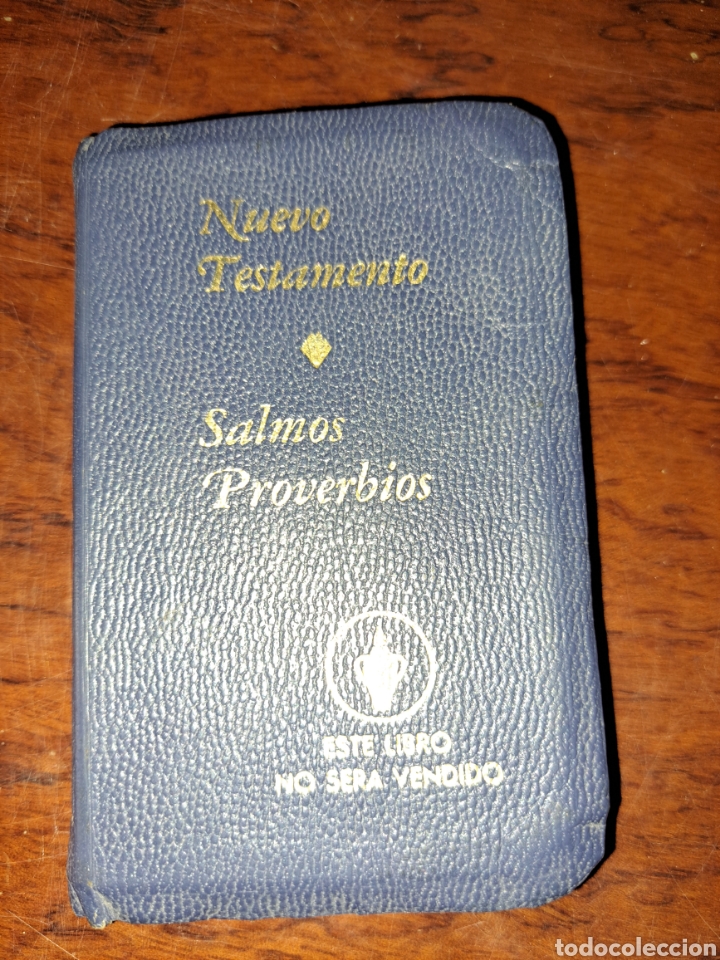 Libros de segunda mano: NUEVO TESTAMENTO, SALMOS PROVERBIOS. - Foto 1