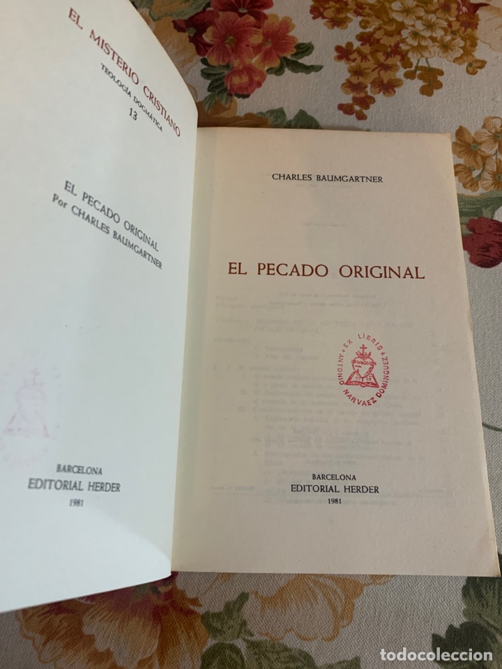 Libros de segunda mano: El pecado original. Charles Baumgartner. - Foto 4