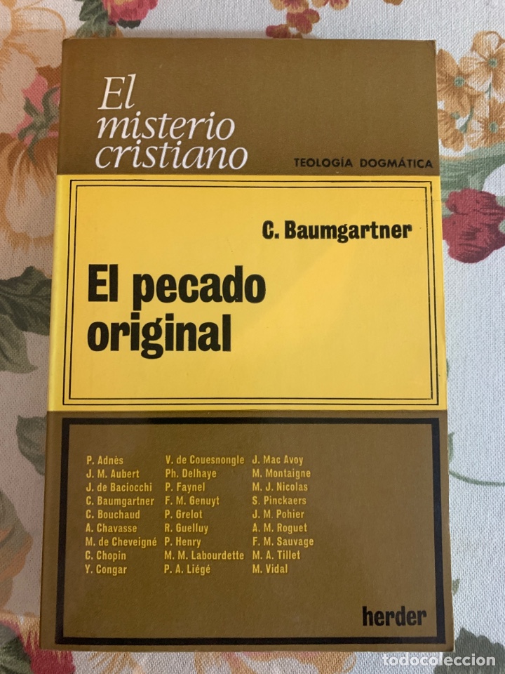 Libros de segunda mano: El pecado original. Charles Baumgartner. - Foto 1