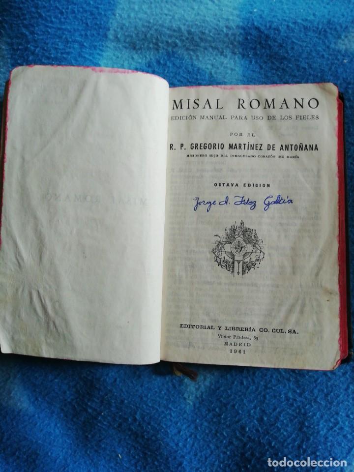 Libros de segunda mano: Misal Romano - Foto 3