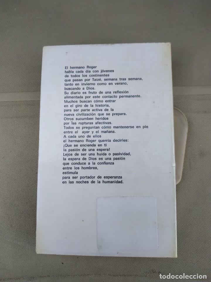 Libros de segunda mano: Pasi&oacute;n de una Espera - Roger. Prior de Taiz&eacute;. Herder - Foto 2