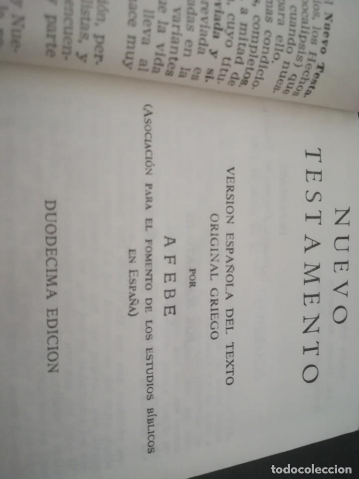 Libros de segunda mano: NUEVO TESTAMENTO / AFEBE / A&Ntilde;88 - Foto 4