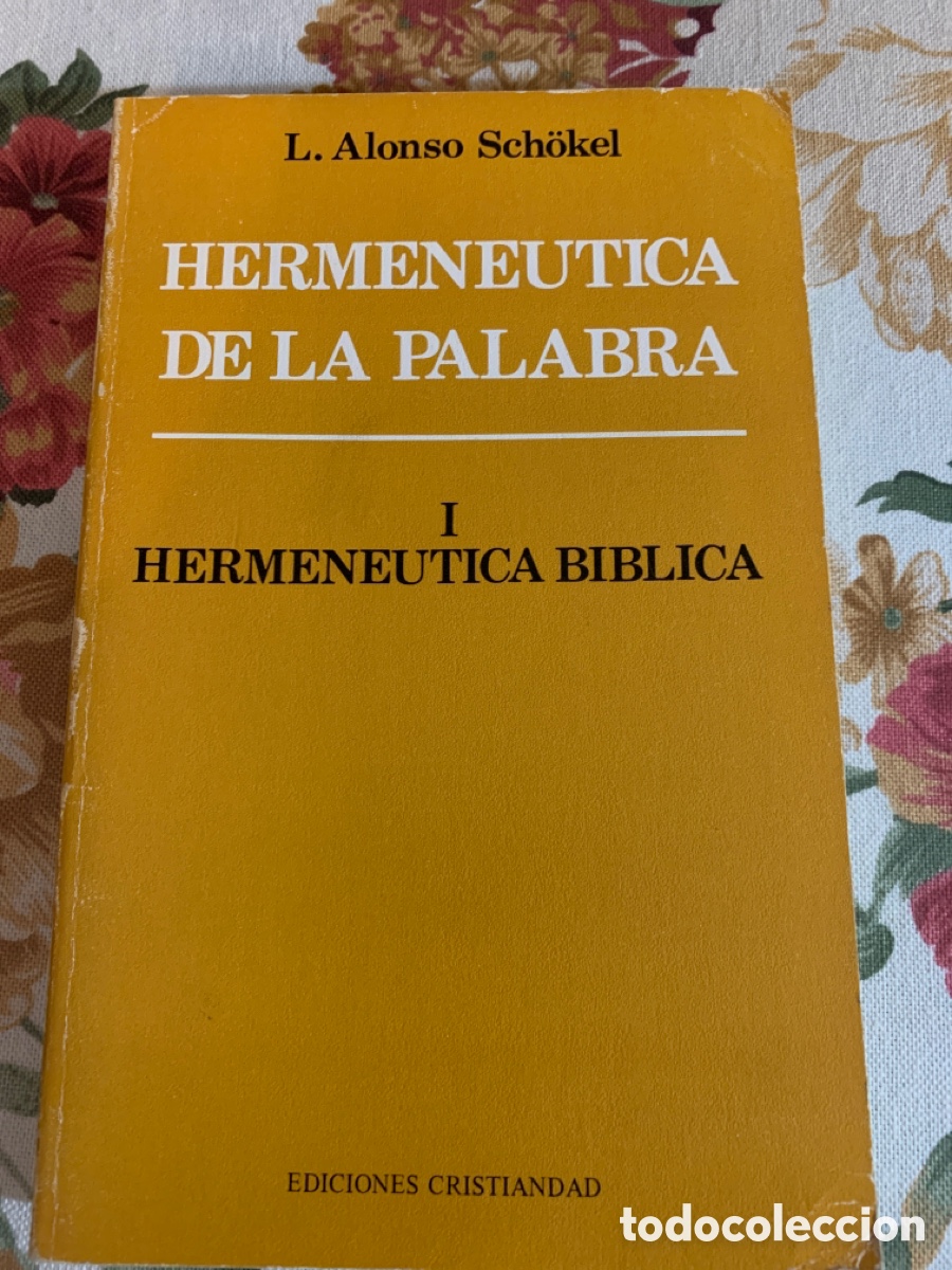 Hermenéutica De La Palabra. Tomo I. Hermenéutic - Compra Venta En ...