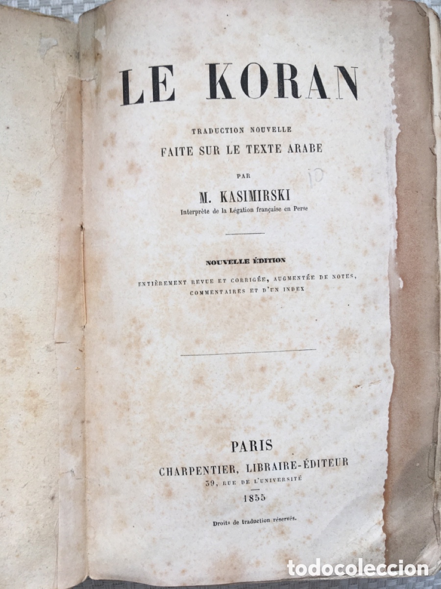 Libros de segunda mano: LE KORAN. M. KASIMISKI. - Foto 2