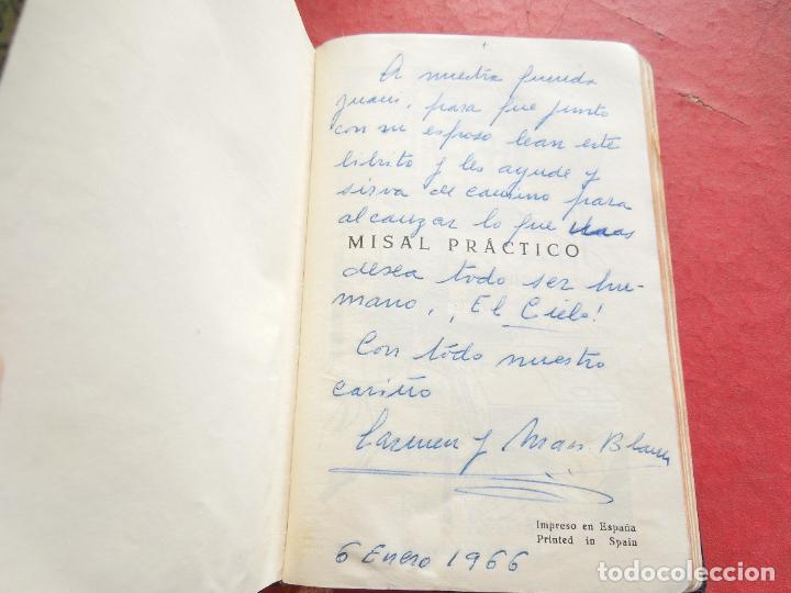 Libros de segunda mano: MISAL PR&Aacute;CTICO Y DEVOCIONARIO - P. LUIS RIBERA - EDITORIAL REGINA 1965. - Foto 2