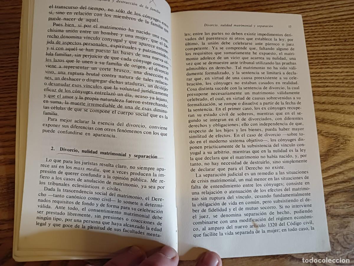 Libros de segunda mano: El divorcio Gabriel Garc&iacute;a Cantero - Foto 3