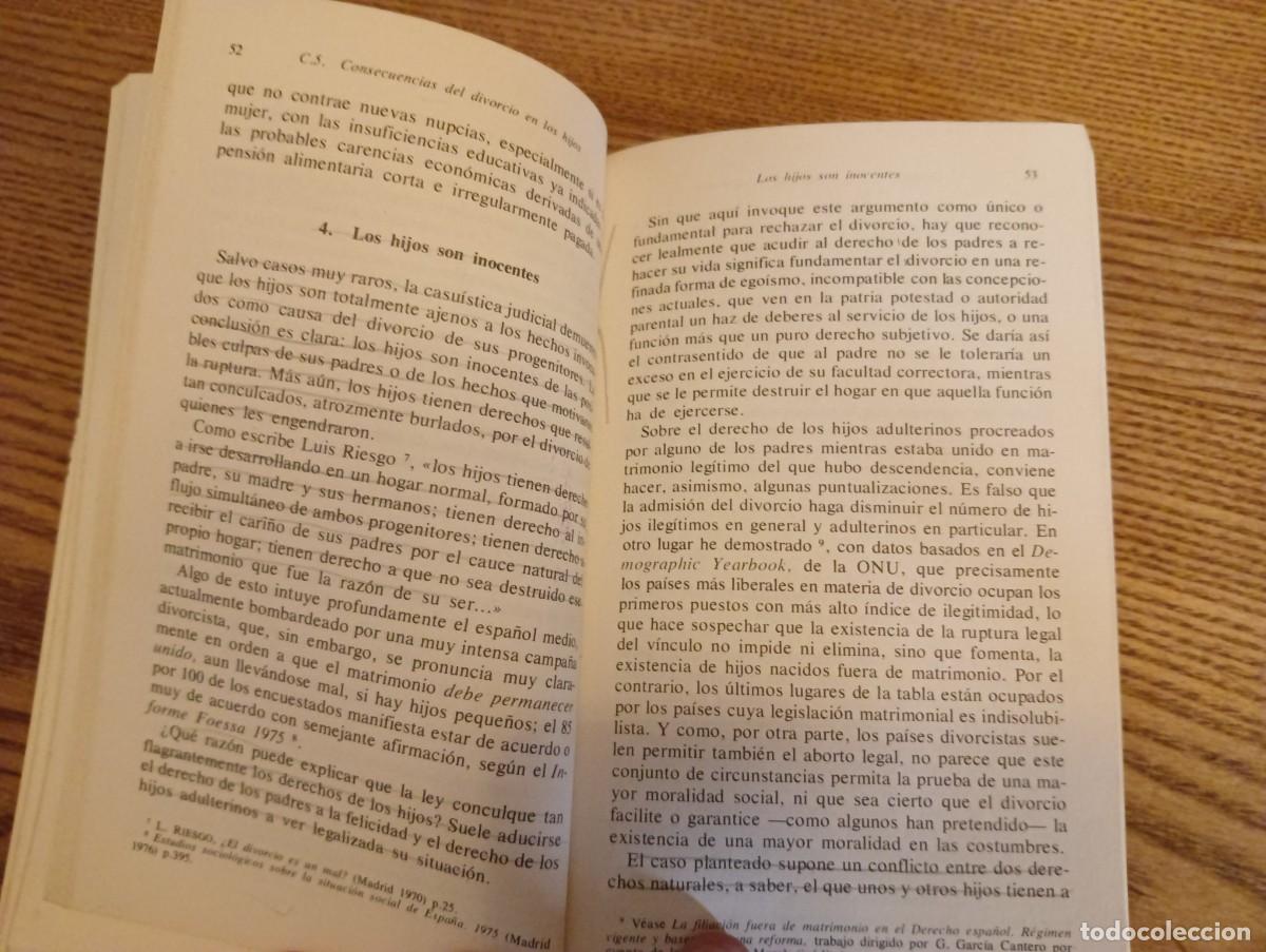 Libros de segunda mano: El divorcio Gabriel Garc&iacute;a Cantero - Foto 4
