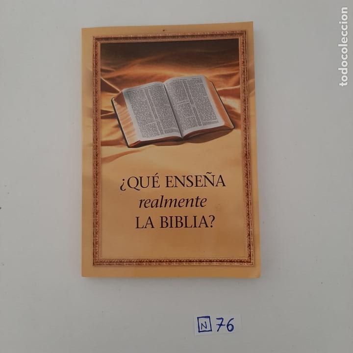 Libros de segunda mano: Que ense&ntilde;a realmente la biblia - Foto 1