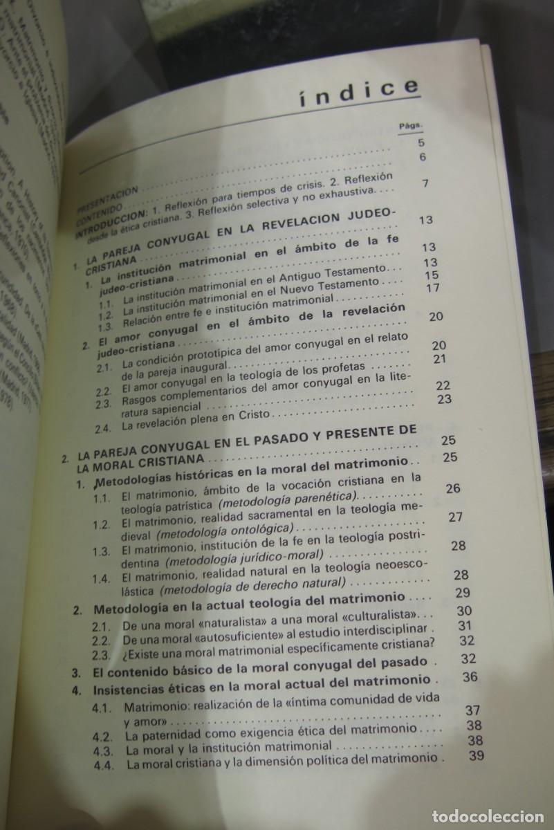 Libros de segunda mano: Moral del Matrimonio. Vidal - Foto 2