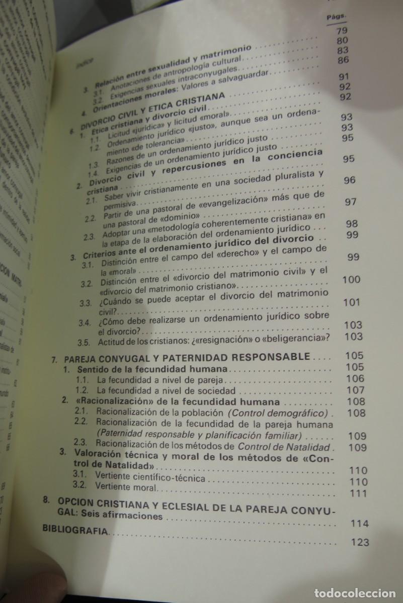 Libros de segunda mano: Moral del Matrimonio. Vidal - Foto 4