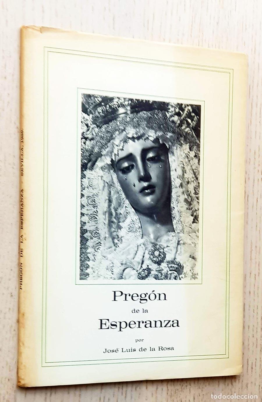 Libros de segunda mano: PREG&Oacute;N DE LA ESPERANZA - DE LA ROSA, Jos&eacute; Luis - Foto 1
