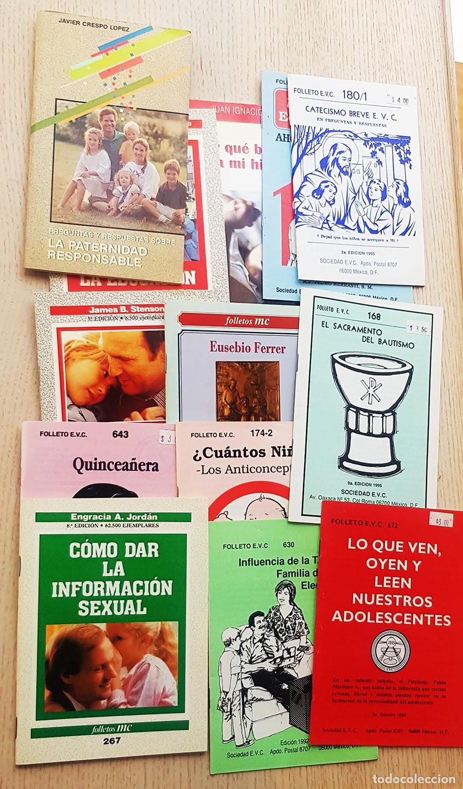 Second hand books: 13 FOLLETOS CISTIANOS sobre HIJOS y EDUCACI&Oacute;N: &iquest;Por qu&eacute; bautizar a mi hijo?. El sacramento del bauti