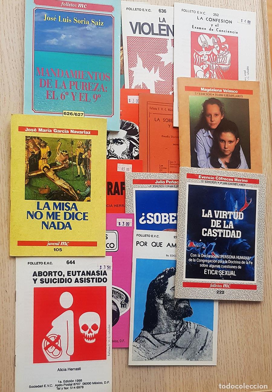 Second hand books: 14 FOLLETOS CISTIANOS sobre VIRTUDES Y PECADOS: La soberbia. La envidia y la c&oacute;lera. La violencia. L