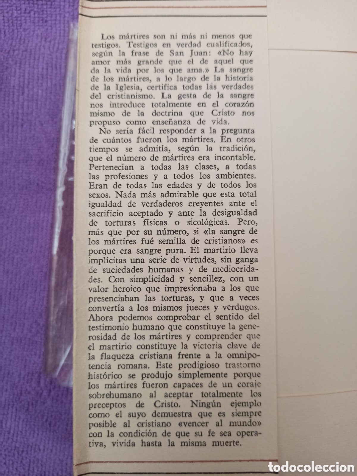 Libros de segunda mano: Martires - La Gesta de la Sangre - PATMOS - Foto 2