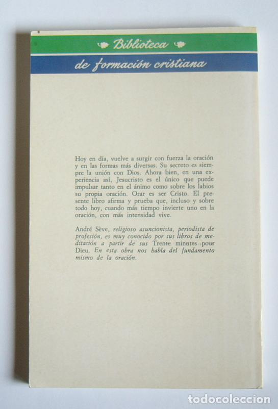 Libros de segunda mano: ORAR HOY - ANDRE SEVE - Foto 2