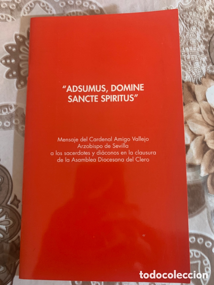 Livros em segunda m&atilde;o: &ldquo;Adsumus, Domine Sancte Spiritus&rdquo;. Mensaje del Cardenal Amigo Vallejo.