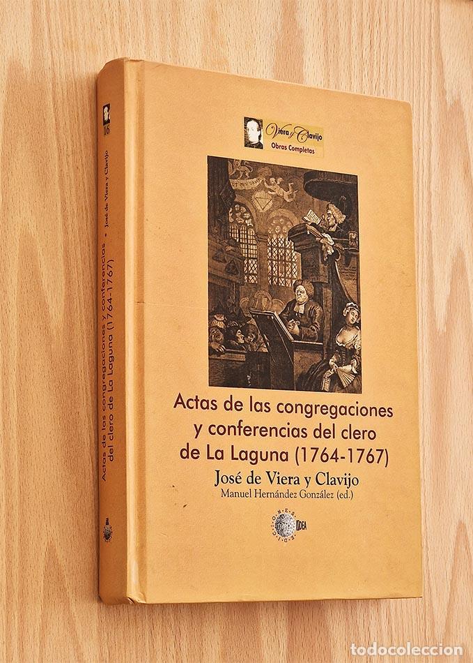 Second hand books: ACTAS DE LAS CONGREGACIONES Y CONFERENCIAS DEL CLERO DE LA LAGUNA. 1764-1767 - DE VIERA Y CLAVIJO, J