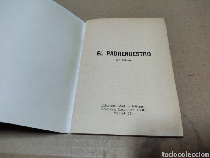 Libros de segunda mano: Libro el padre nuestro,1968 - Foto 2