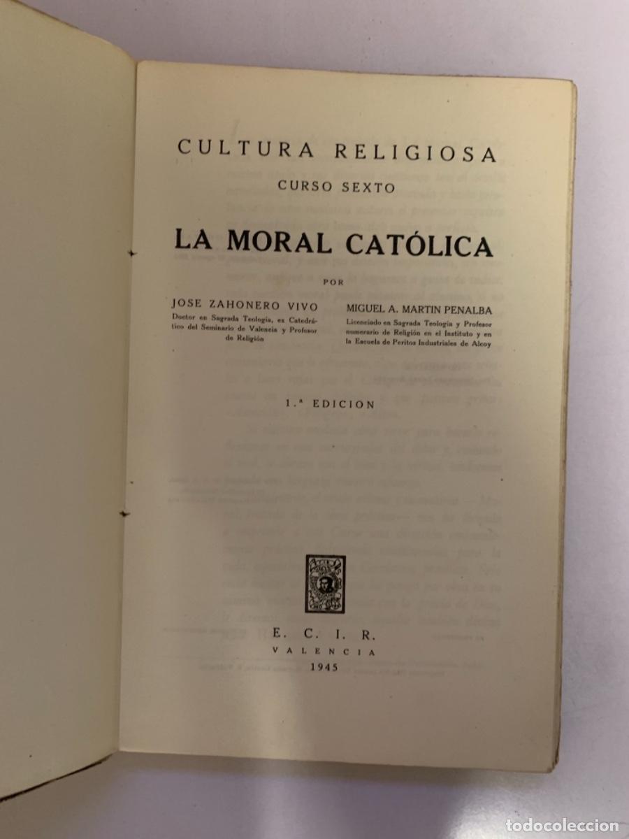 Libros de segunda mano: La moral cat&oacute;lica (Bols 11) - Foto 2
