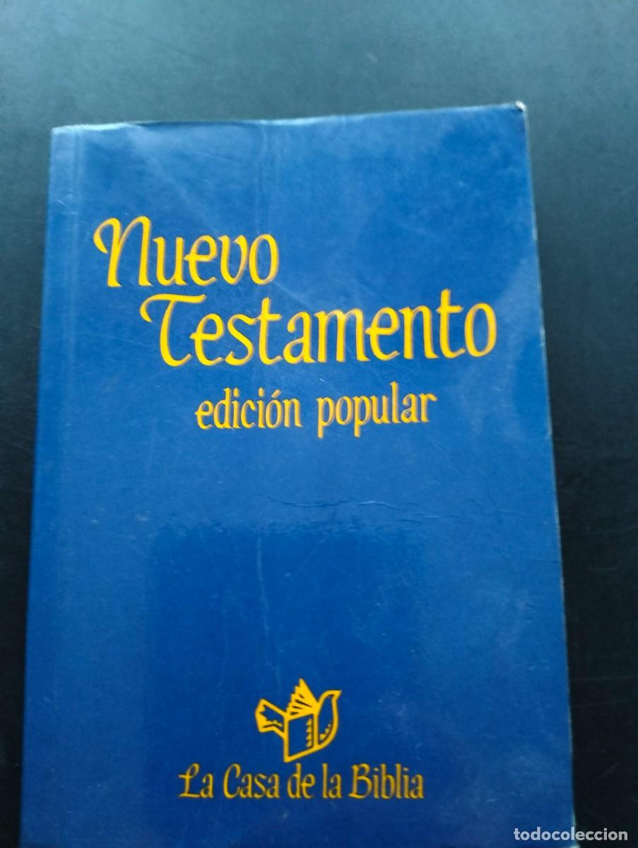 Libros de segunda mano: Nuevo testamento. Edici&oacute;n popular. 1994 - Foto 1