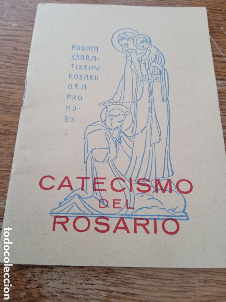 Libros de segunda mano: Mini libro religioso Catecismo del Rosario Madrid edita.por la cruzada nacional del Rosario