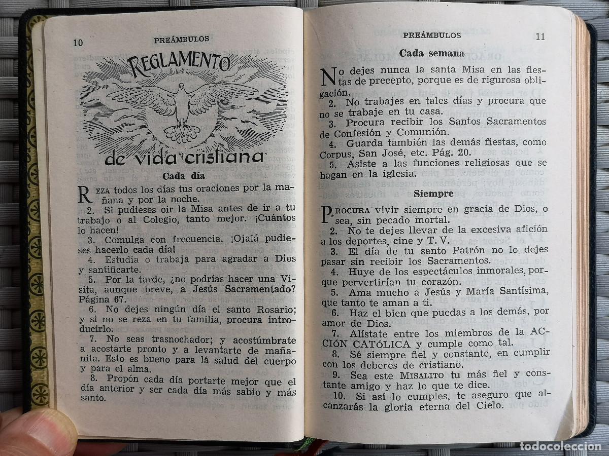 Libros de segunda mano: LIBRO - MISALITO REGINA - de P. LUIS RIBERA - 10 Edici&oacute;n - Foto 5