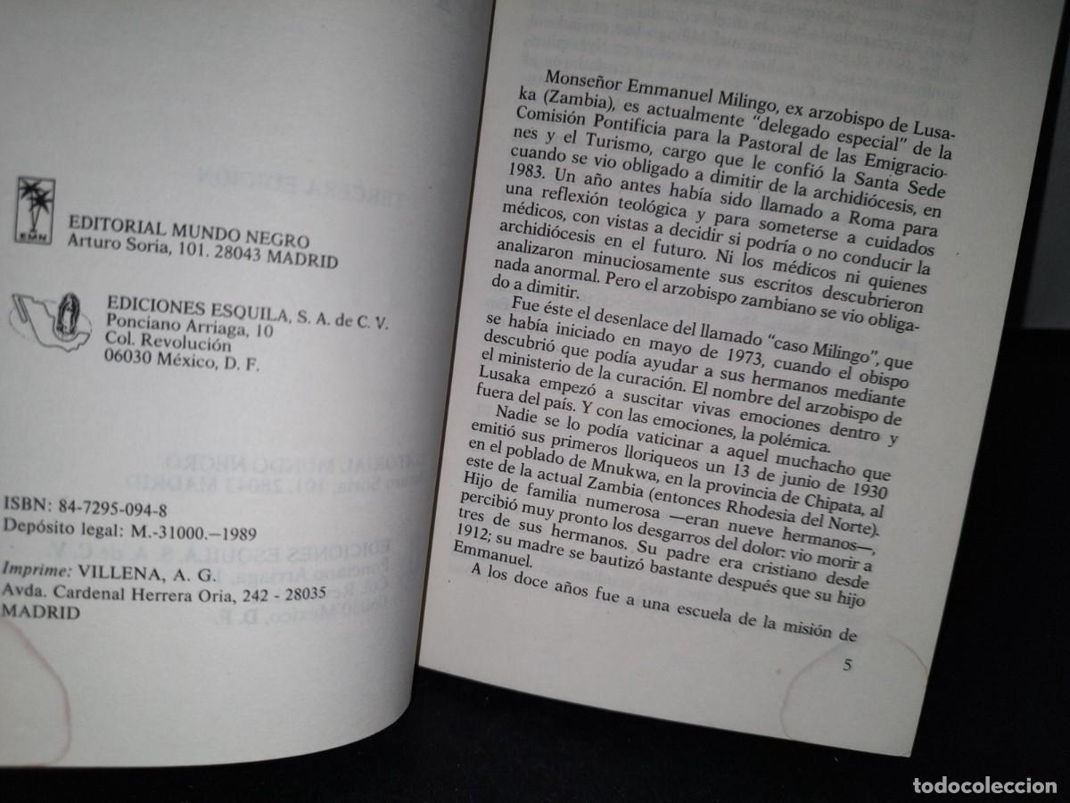 Libros de segunda mano: 48- FE Y CURACI&Oacute;N - MONS EMMANUEL MILINGO - Foto 5
