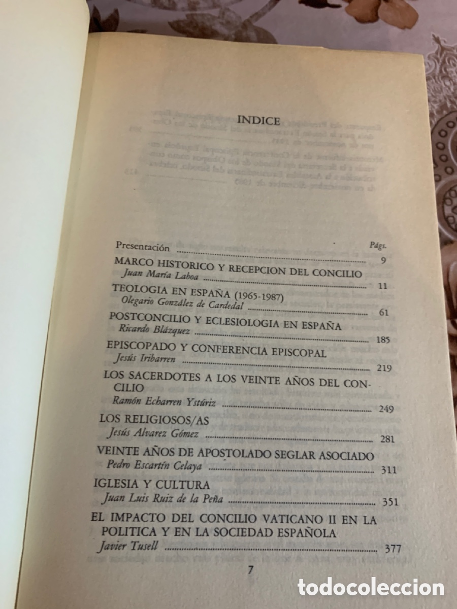 Libros de segunda mano: El Postconcilio en Espa&ntilde;a. Juan M. Loboa. - Foto 4
