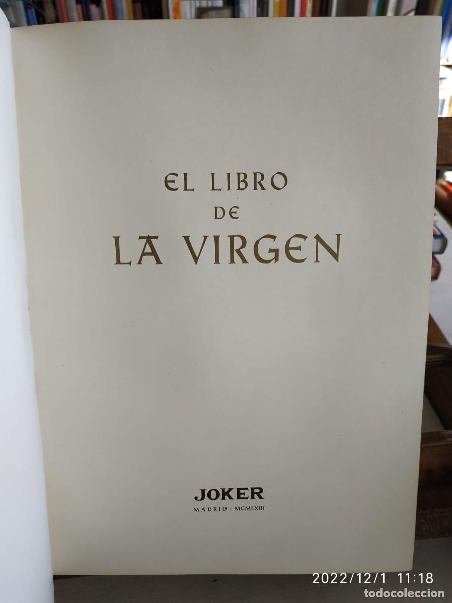 Libros de segunda mano: EL LIBRO DE LA VIRGEN. ED. JOKER, 1963 - Foto 2