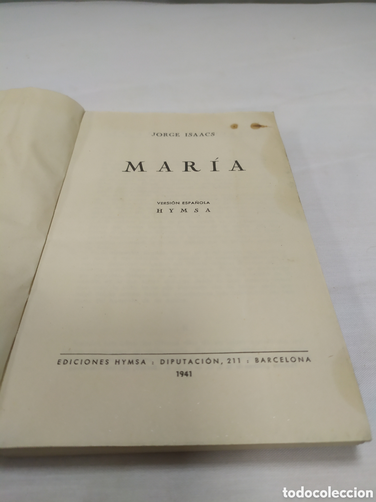 Libros de segunda mano: Mar&iacute;a. Jorge Isaac, 1941 - Foto 3
