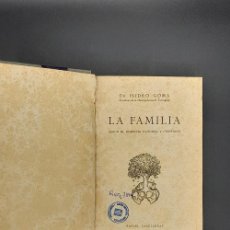 Libros de segunda mano: LA FAMILIA - SEGUN EL DERECHO NATURAL Y CRISTIANO. Lote 380619919