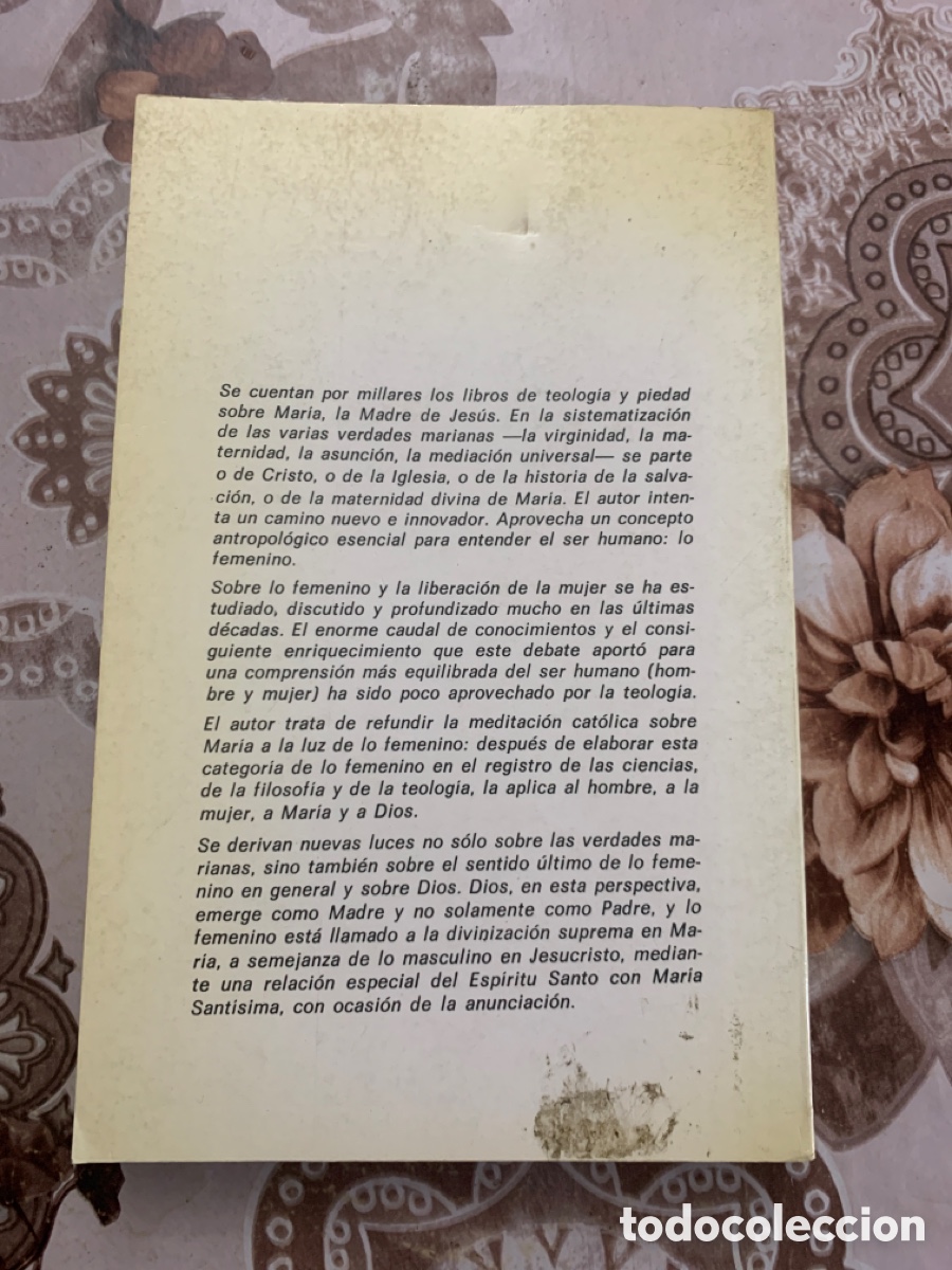 Libros de segunda mano: El rostro materno de Dios. Leonardo Boff. - Foto 2