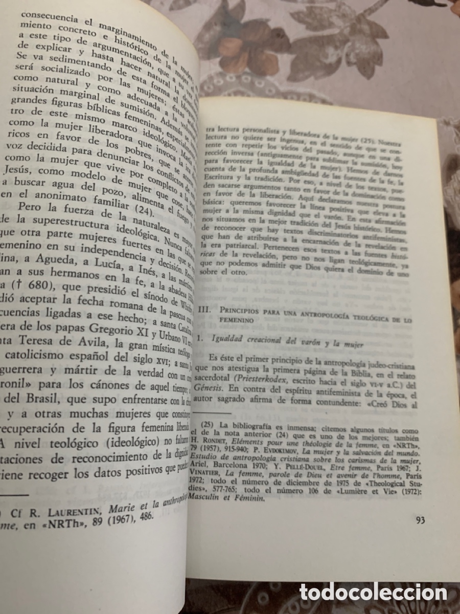 Libros de segunda mano: El rostro materno de Dios. Leonardo Boff. - Foto 13
