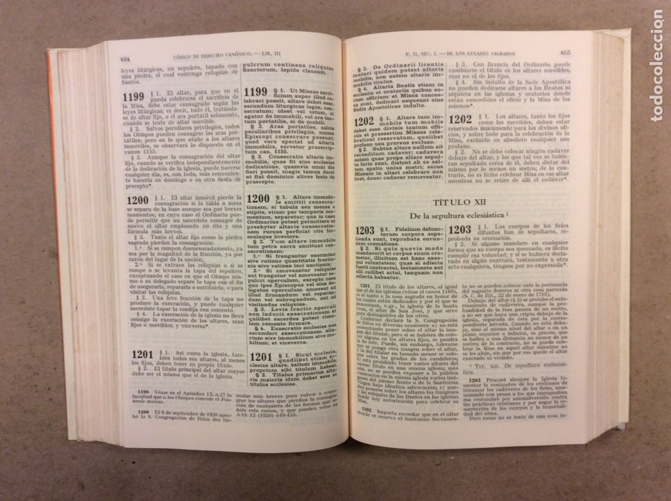 Libros de segunda mano: C&Oacute;DIGO DE DERECHO CAN&Oacute;NICO Y LEGISLACI&Oacute;N COMPLEMENTARIA. VV.AA. BAC 1969 - Foto 5