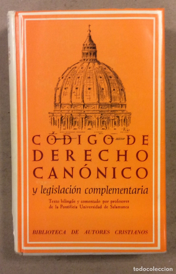 Libros de segunda mano: C&Oacute;DIGO DE DERECHO CAN&Oacute;NICO Y LEGISLACI&Oacute;N COMPLEMENTARIA. VV.AA. BAC 1969 - Foto 1