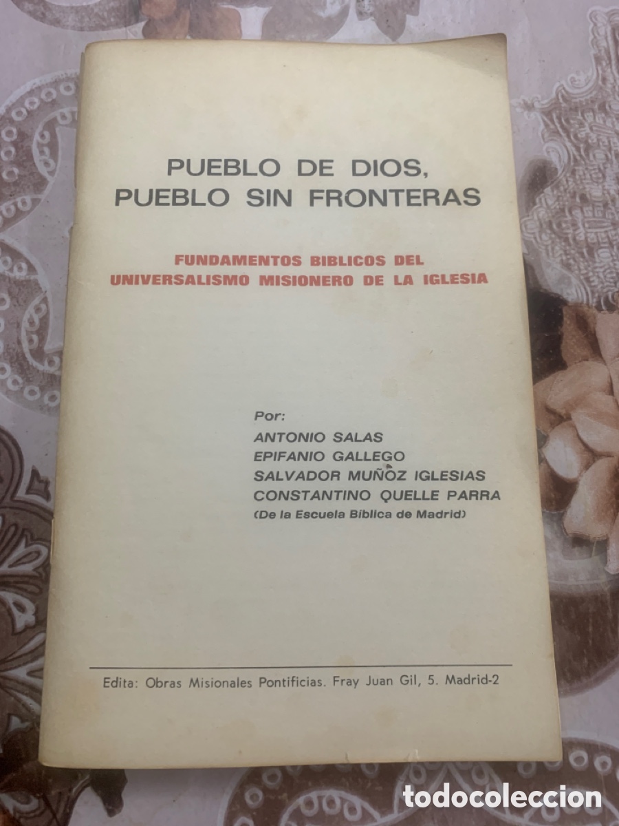 Libros de segunda mano: Pueblo de Dios, pueblo sin fronteras. AA.VV.
