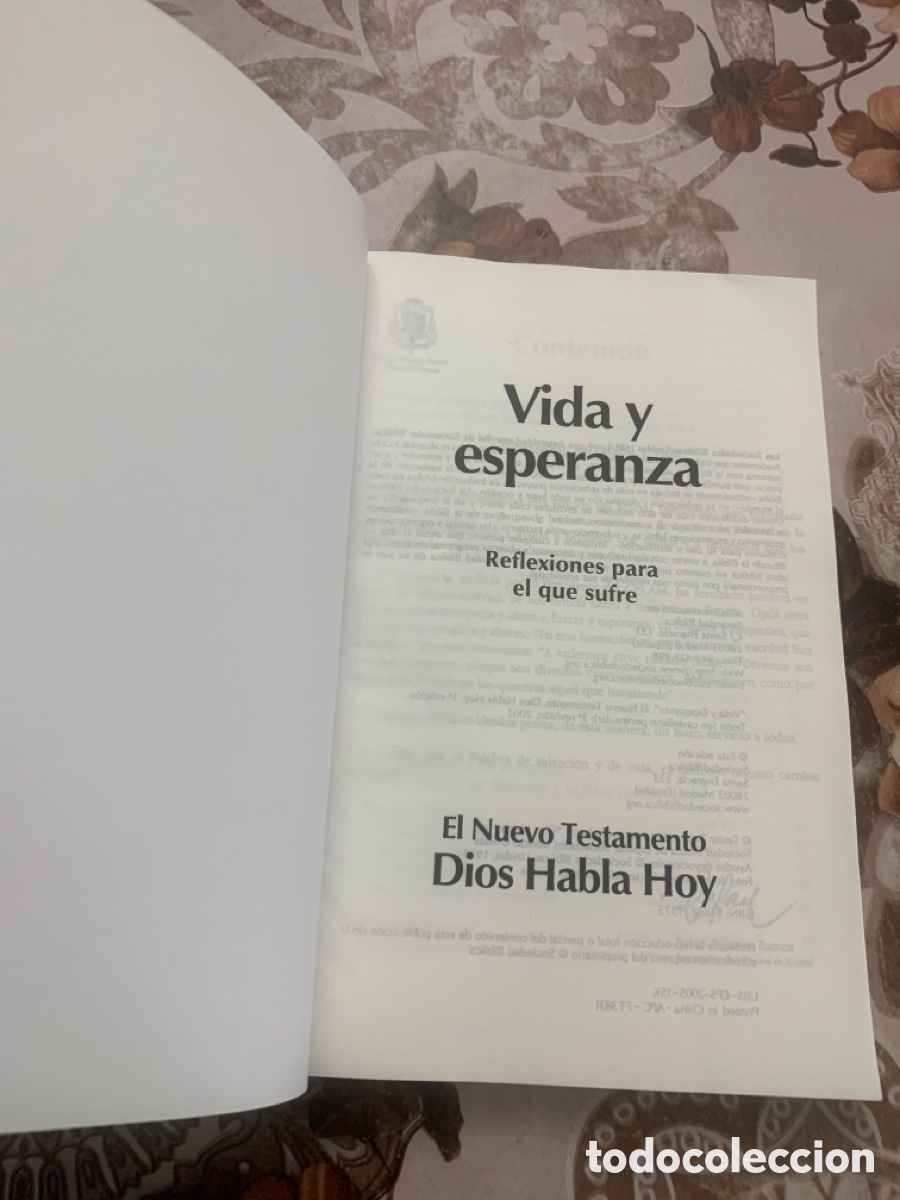 Libros de segunda mano: Vida y esperanza. Reflexiones para el que sufre. - Foto 4