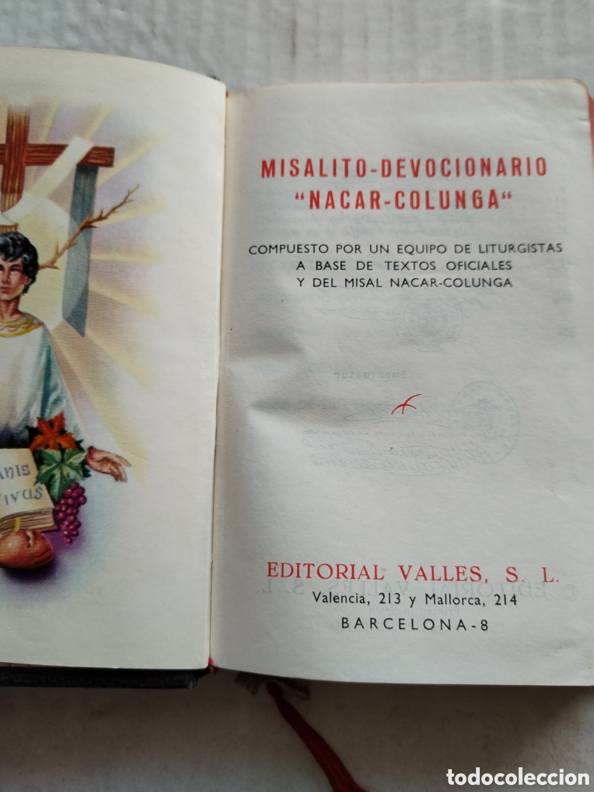 Libros de segunda mano: MISALITO DEVOCIONARIO/N&Aacute;CAR COLUNGA - Foto 4