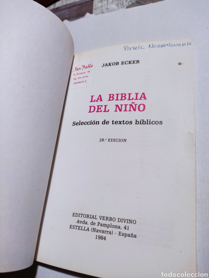 Libros de segunda mano: Libro la Biblia del ni&ntilde;o - Foto 2